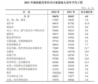 2021年重慶城鎮(zhèn)單位就業(yè)人員年平均工資出爐 非私營單位人均突破10萬元，技術(shù)服務(wù)業(yè)引領(lǐng)增長